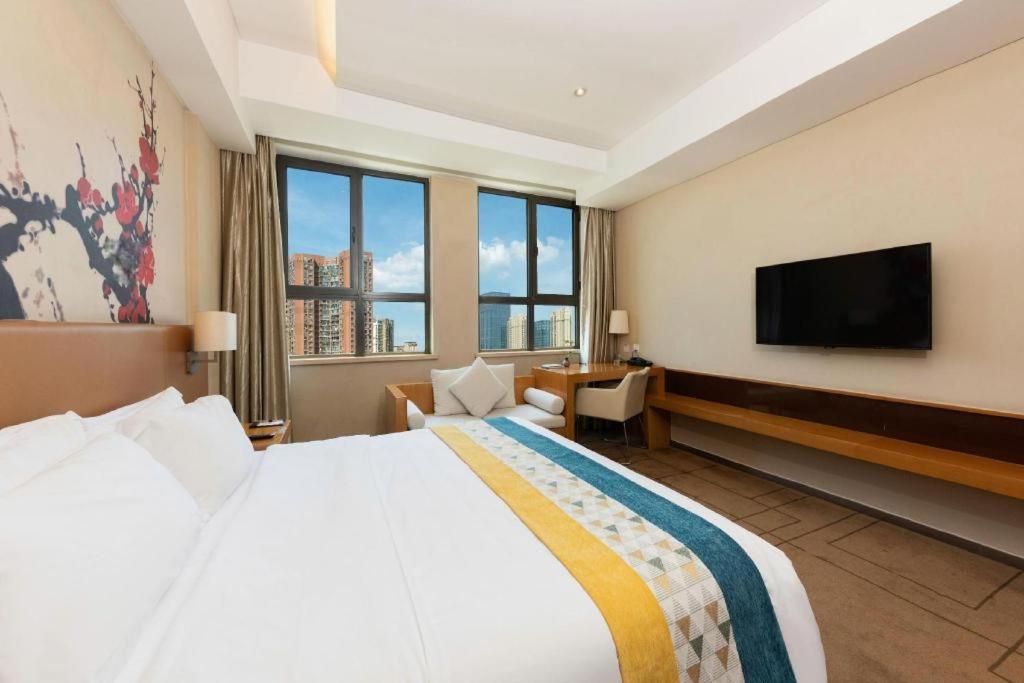 Metropolo Hotel Wuchuang Jiangtan Jiyuqiao Metro Station Vuhan Dış mekan fotoğraf